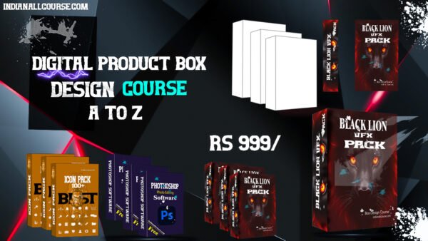 3D Digital Product Box Create Mobile Online